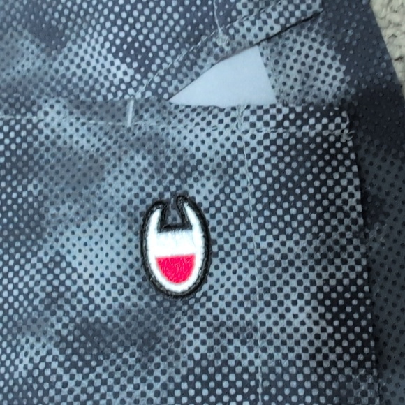 Champion Gray Tie-Dye Shorts Men's Size 2XL Running Workout Shorts - Picture 7 of 8